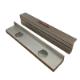 Alu. beskyttelsesbakker 150 mm riflet med neodymium magneter